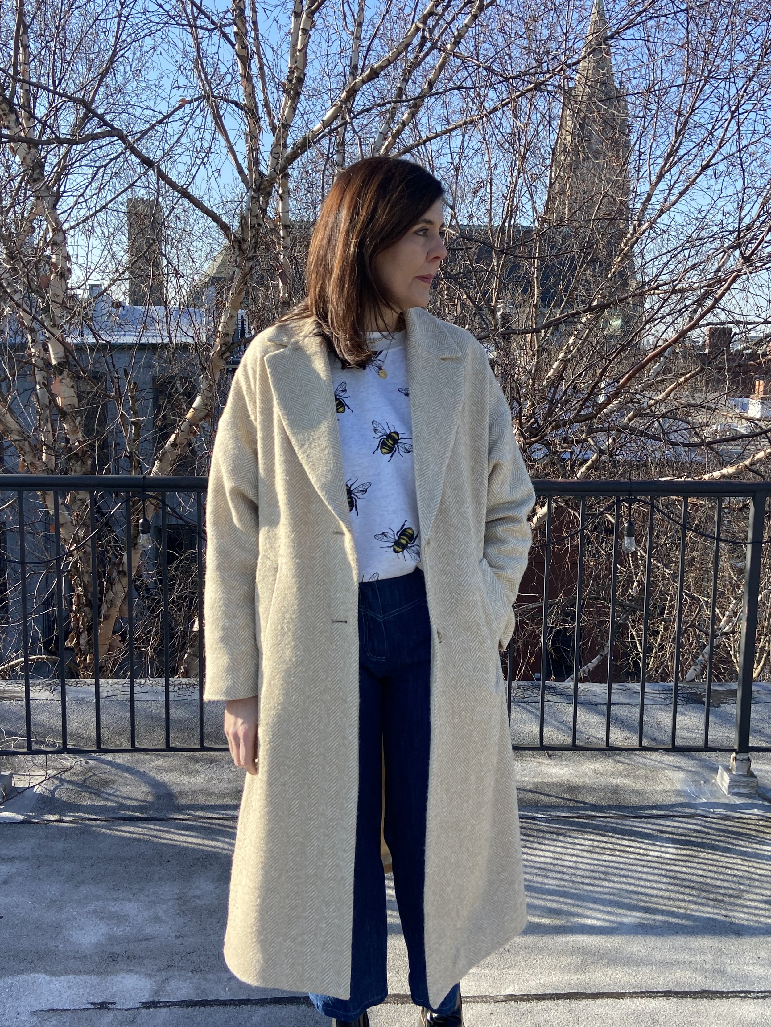 The Richmond Coat by Tessuti Fabrics Noble Daughter